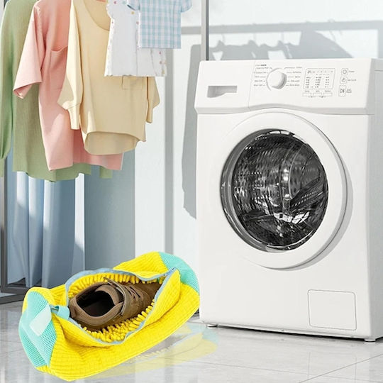 Depox Sac Pentru Spălare Pantofi Protecție Curățare Eficientă Galben