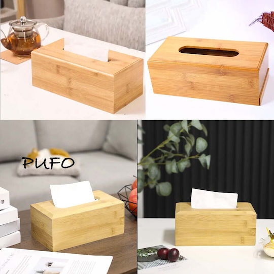 Suport Pentru Șervețele Din Lemn Maro 26x15cm