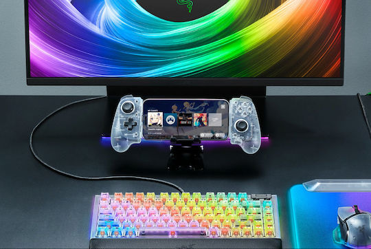 Razer Kishi V3 USB-C Жичен Геймпад за Android / PC / iOS Phantom Бял