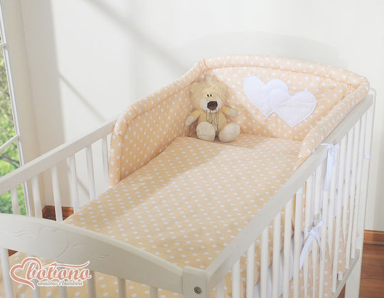 Bobono Σετ Κούνιας Beige 3τμχ