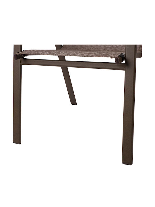 Adam 5 Pieces Outdoor Dining Room Set Brown