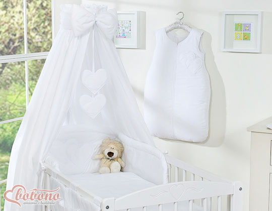 Bobono Σετ Κούνιας White 5τμχ