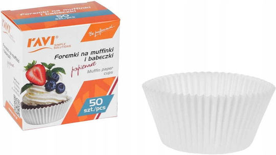 RAVI Suport Din Hârtie Pentru Cupcake Hârtie 50 Bucăți