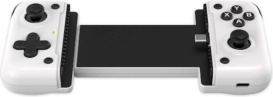 Hoarah G817 Gamepad cu fir cu joystickuri cu efect Hall pentru Android Alb