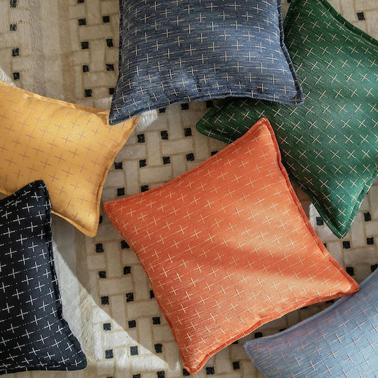 Mandioo Διακοσμητική Μαξιλαροθήκη Blue 65x65εκ.