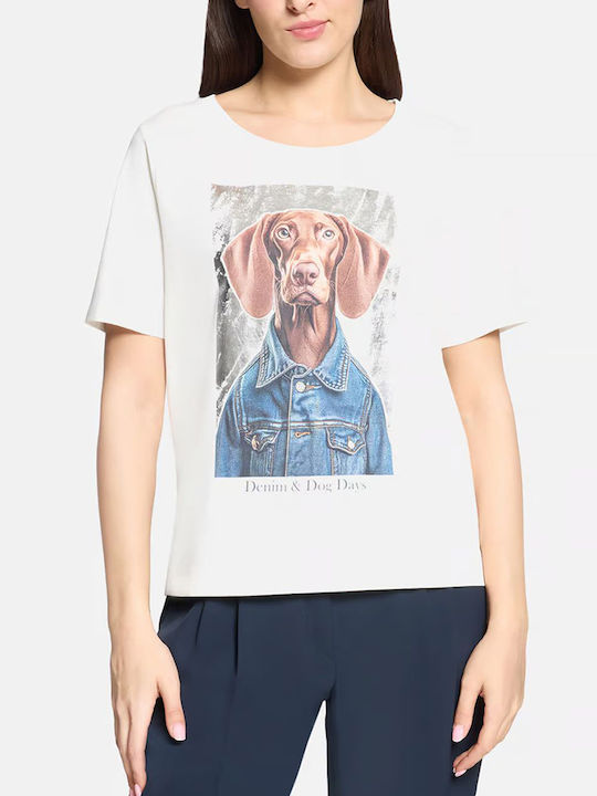 Betty Barclay Дамска Тениска Offwhite