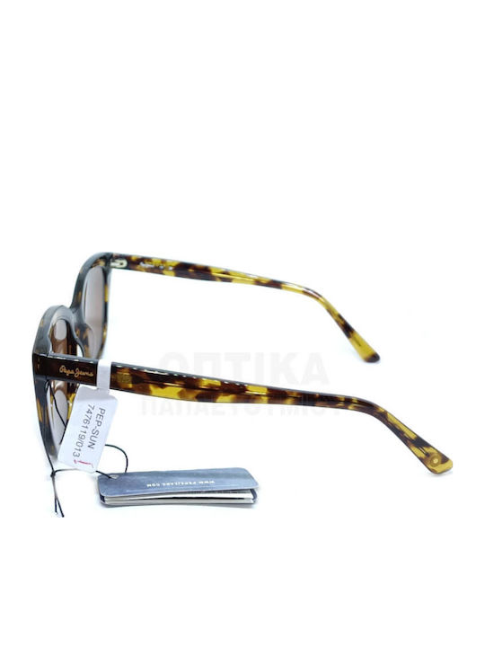 Pepe Jeans Pj7476 Women's Sunglasses With Brown Frame And Brown Lens PJ7476-119