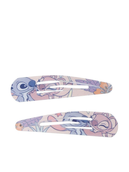 Cerda Disney Stitch Σετ Παιδικά Κοκαλάκια με Κλιπ