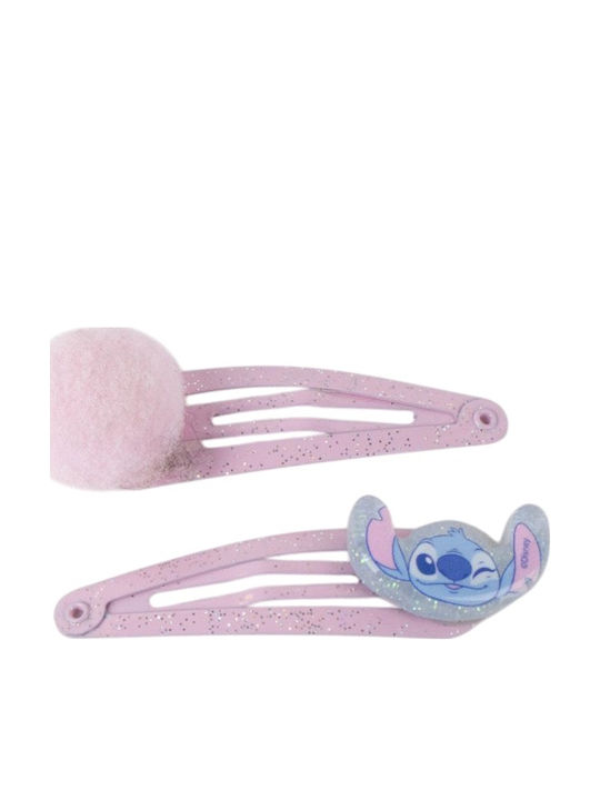 Cerda Disney Stitch Σετ Παιδικά Κοκαλάκια με Κλιπ