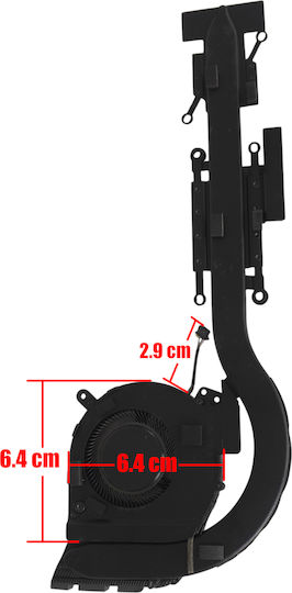 Laptop Fan CPU Cooling Fan Dell Latitude 14 5401 E5401 0WG3PW WG3PW AT2JJ003DTL AT2JJ003SSL DC28000NVSL EG50060S1-C420-S9A 02H2TG 2H2TG Heatsink 4pin Code 81740