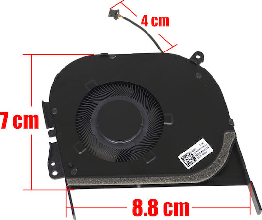 Laptop Fan GPU Cooling Fan Asus Vivobook Pro 16x Oled M7600r M7600q N7600z N7600p M6500q 13nb0uv0t05011 Eg50050s1-1c201-s9a Dq5d518e001 4pin Code 81717