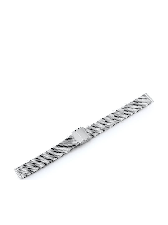 Pacific Pacific Metallisches Armband Silber 12mm