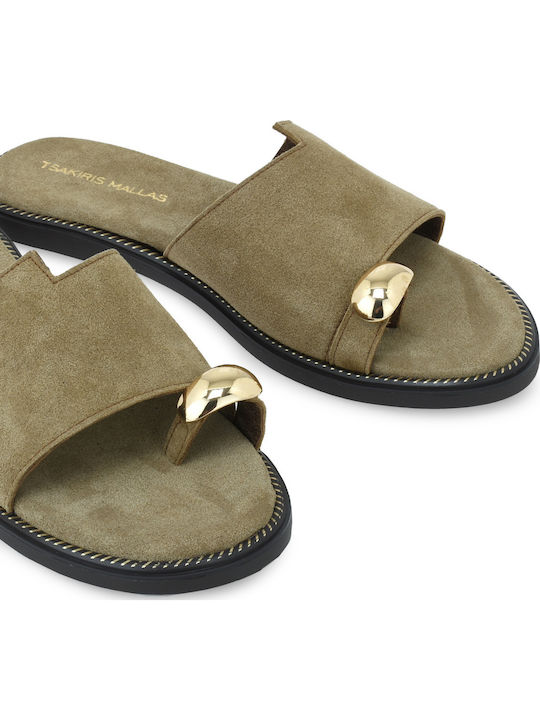 Flache Sandalen Für Damen Braune