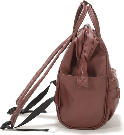 La Millou Backpack Diaper Bag Dolce Vita Burgundy