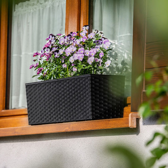Kadax Ζαρντινιέρα Black 56x56εκ.