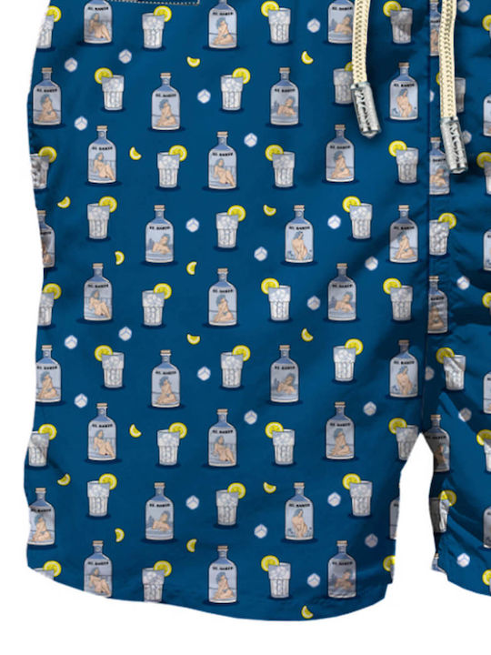 Lighting Micro Costum De Baie Bărbați Pantaloni Scurți Albastru