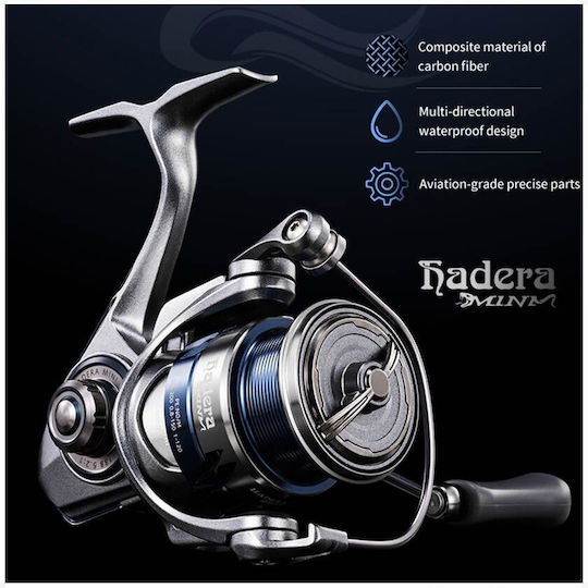Ecooda Hadera 2500S Риболовен Макар за Лек Спининг / Егинг