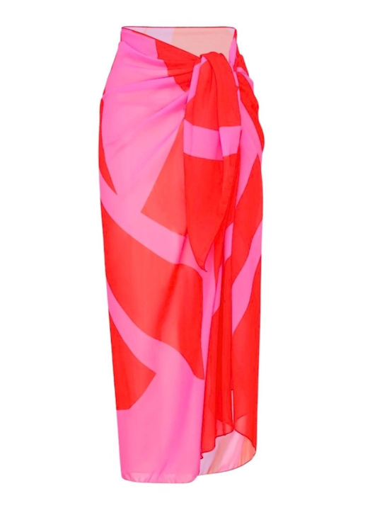 Chicret Women's Beachwear Red Skirt