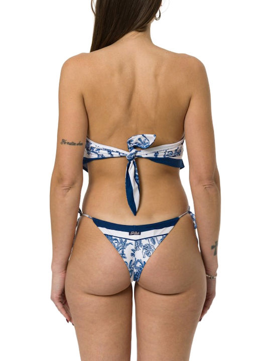 MC2 Strapless Bikini Top Λευκο- Μπλε MC2 Strapless Bikini Top Λευκο- Μπλε