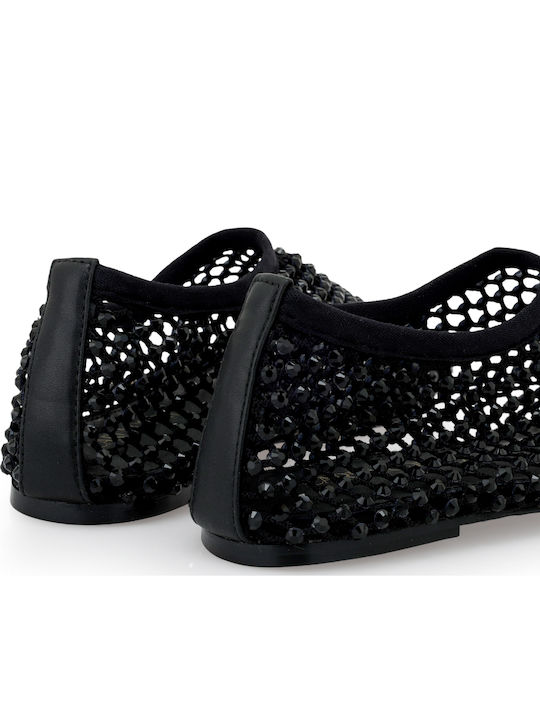 Women's Ballerina Shoes In Black Colour