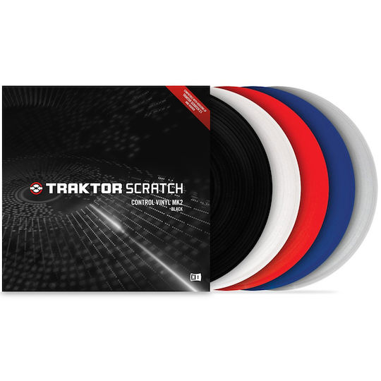 Native Instruments Scratch Timecode Δίσκος Βινυλίου για Traktor σε Μπλε Χρώμα
