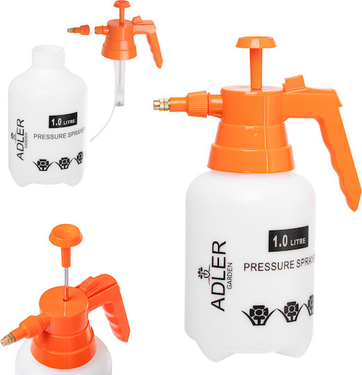 Adler Pressure Sprayer with 1lt Capacity 2bar in White Colour