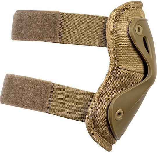Set Tactice Genunchiere Coturi Zola Airsoft Paintball Protecție Policarbonat Benzi Elastice Altalock Închidere Velcro Militar Culoare Nisip