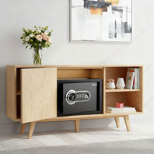 Alista Home Casetă de Valori Încorporabilă cu Închidere Digitală, Cheie și Amprentă Digitală M35xL25xÎ25cm