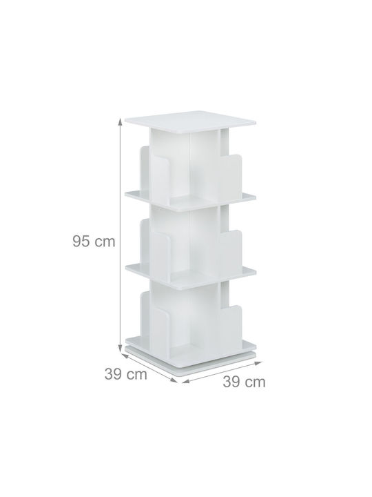 Βιβλιοθήκη White 39x39x95εκ.