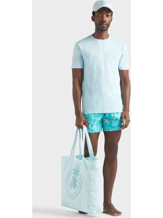 T-shirt Γαλάζιο