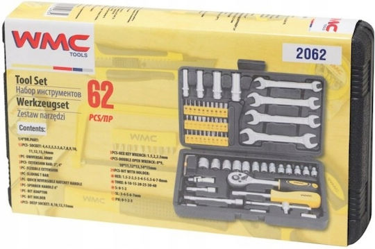 WMC WMC Set Kasten & Nüsse 1/4"