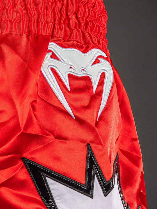 Сорточки Muay Thai Venum Inferno 2.0 Muay Thai Shorts Червено Бяло