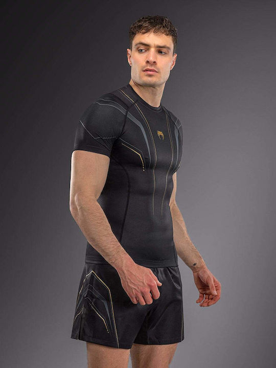 Venum Tricou Pentru Bărbați Cu Mâneci Scurte VENUM-06296-126 Pentru Jiu-Jitsu / MMA Negru
