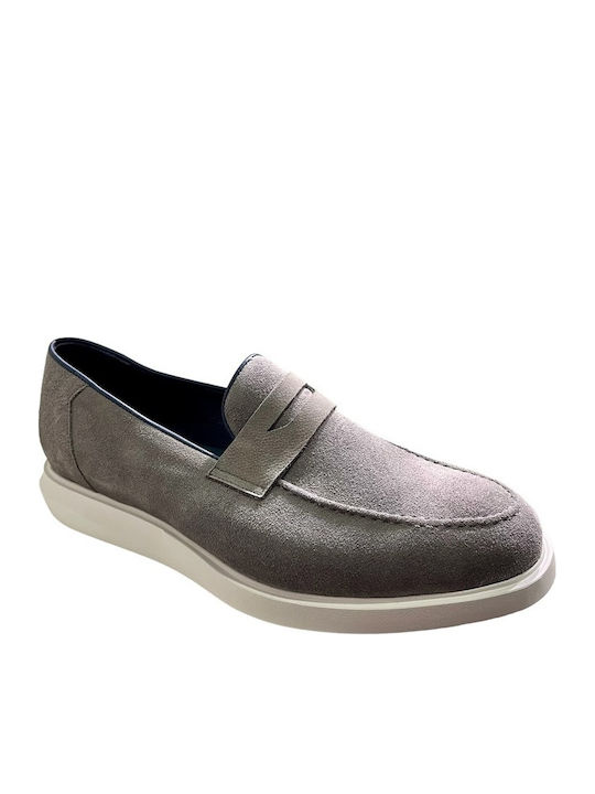 Men's Moccasins in Gray Colour