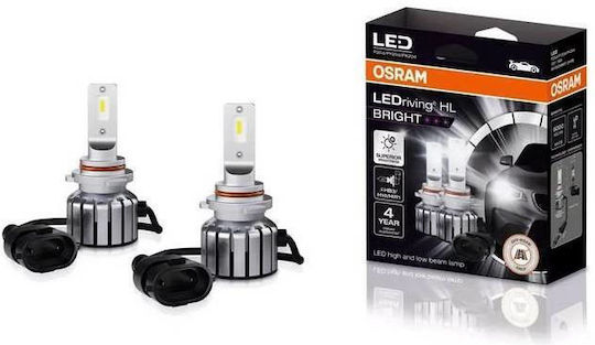 Osram Λάμπες Αυτοκινήτου & Μοτοσυκλέτας Hl Bright HB3 / H10 / H8 / H11 / H16 LED 6000K Ψυχρό Λευκό 12V 19W 2τμχ