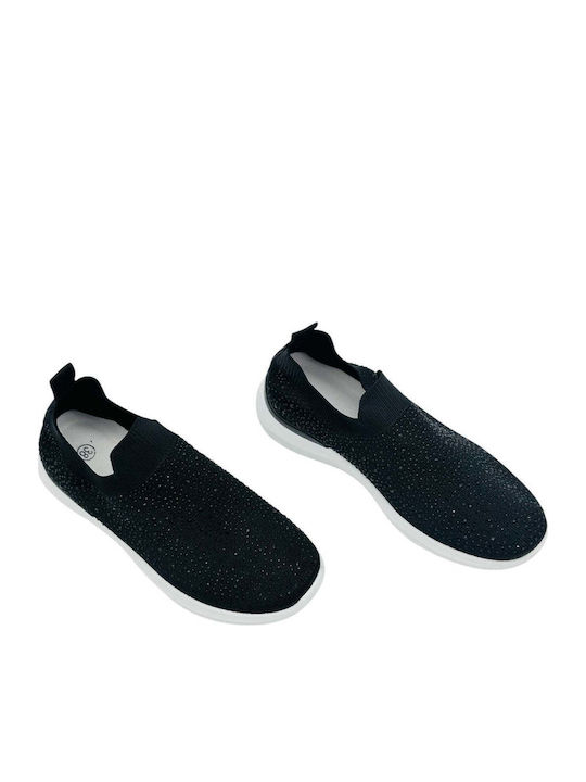 Women's Slip-On From Synthetic Leather Black