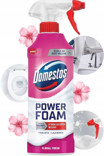 Domestos Power Curățitor Spray Toaletă cu Miros de Prospețime 435ml
