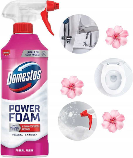 Domestos Power Curățitor Spray Toaletă cu Miros de Prospețime 435ml
