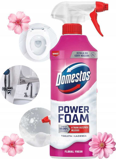 Domestos Power Curățitor Spray Toaletă cu Miros de Prospețime 435ml