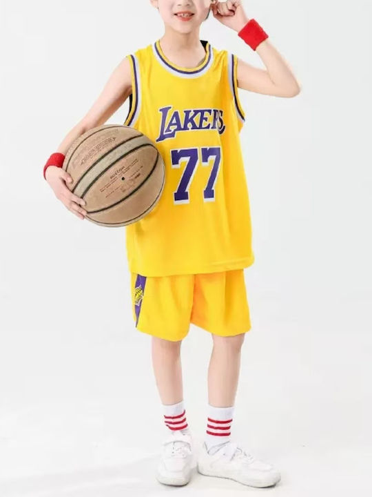 King Kids Basketball Set Doncic L.a Lakers 2026 Home