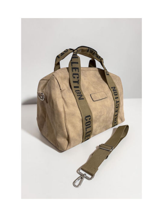 Max Fly Women's Shoulder Bag for Gym Beige