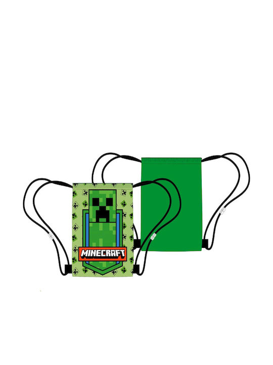 Minecraft Kinder Tasche Beuteltasche Grüne 40x35cm