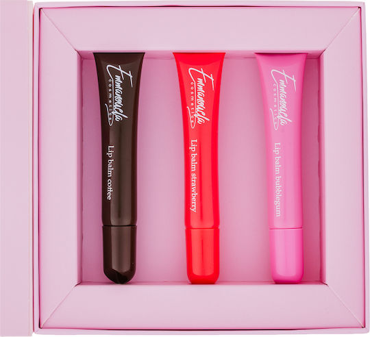 Emmanouela Cosmetics Sweet Makeup Set for Lips 3 Pieces