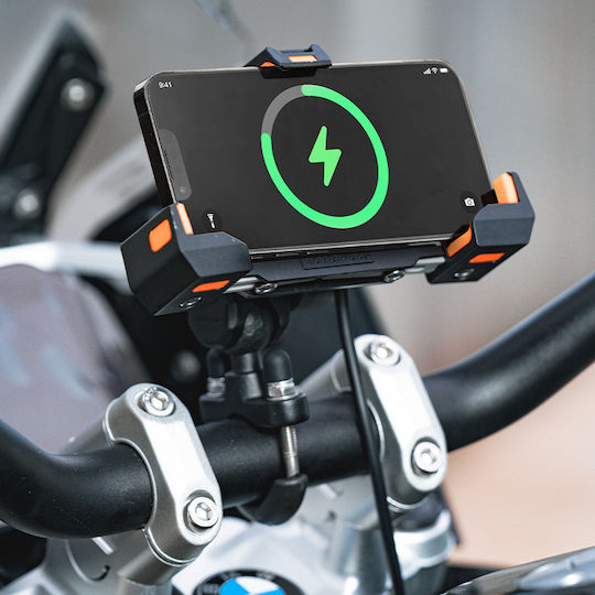 Motowolf Mdl2828 Mobile Phone Handlebar Mount for Bicycle Motorcycle Black