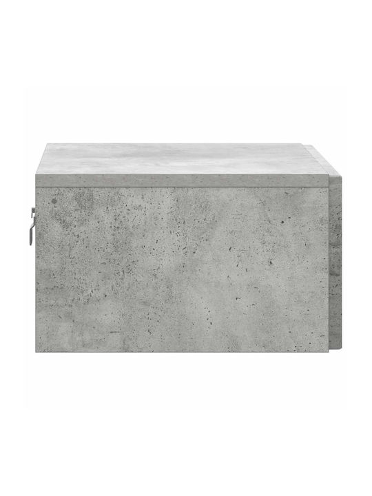 Wooden Gray Bedside Tables 2 Pieces 49x34.5x20cm