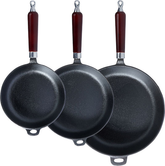 Vilde Cast Iron Pans Set 3 Pieces