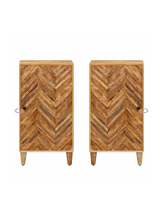 Solid Wood Storage Cabinet L40xW33.5xH75cm
