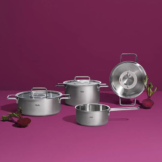 Fissler Pure Collection Töpfe Set aus Rostfreiem Stahl 5 Teile
