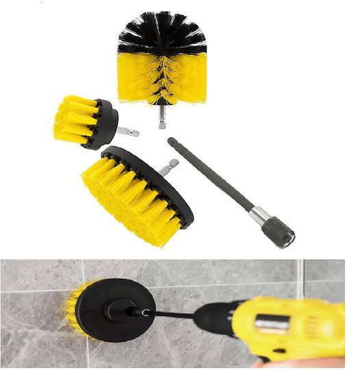Perii Rotative De Curățare 3 Bucăți Pentru Bormașină
