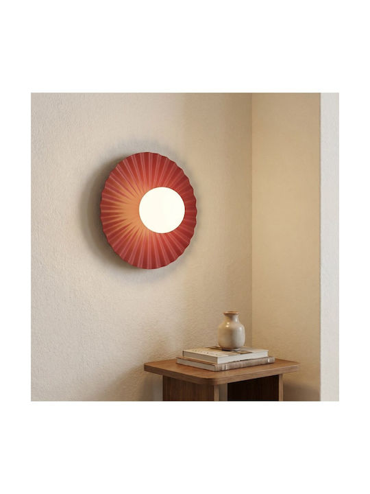 Wall Lamp M Umbra Made In Poland Φ10 Steel & Glass Bordeaux 1729/k1m-emibig 1729/k1m